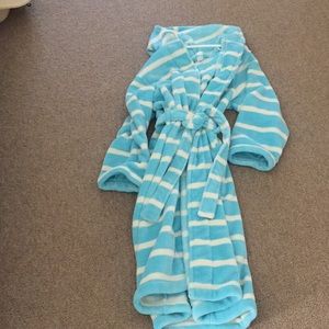Blue and White Striped Tucker+Tate Robe
